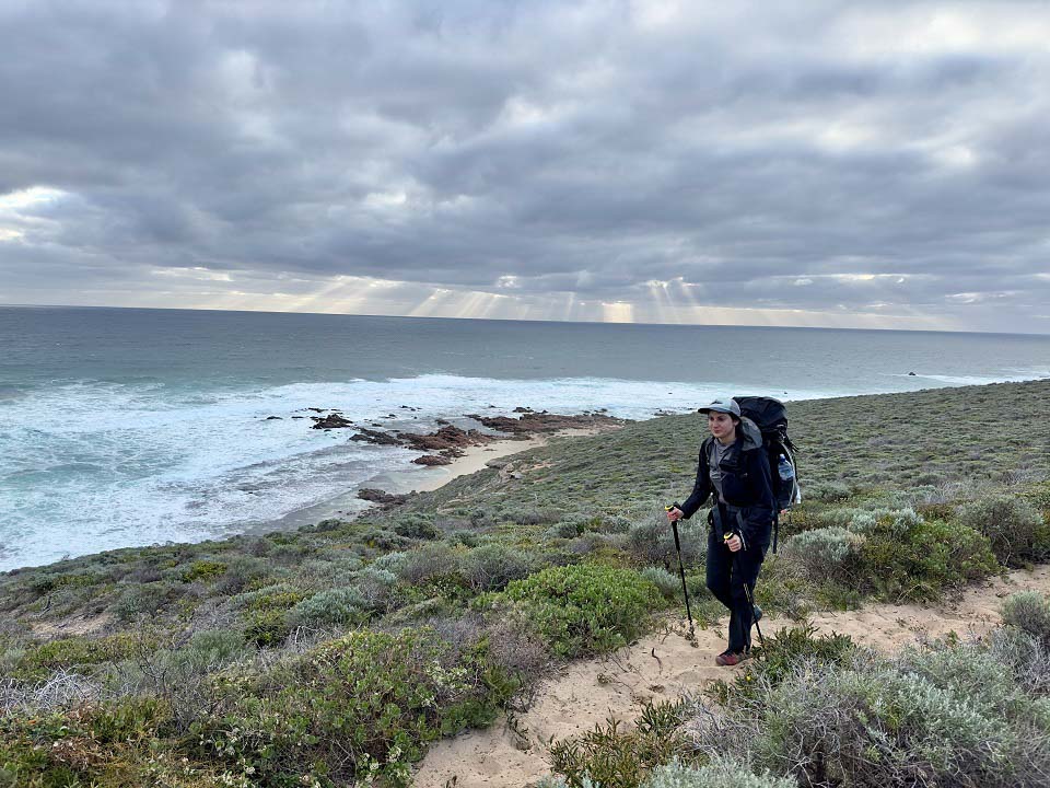 Julia D’Orazio on the coastal trek of the Cape To Cape Track