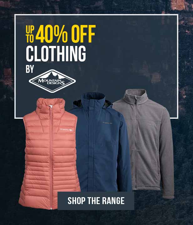 Up to 40% Off Clothing By Mountain Designs