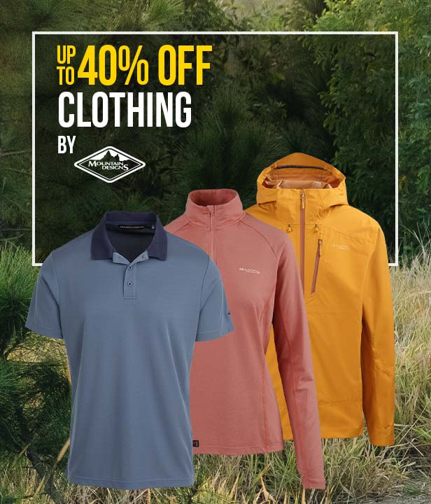 Up To 40% Off Clothing By Mountain Designs