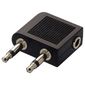 Go Travel Airline Adaptor Black Go Travel Airline Adaptor Black