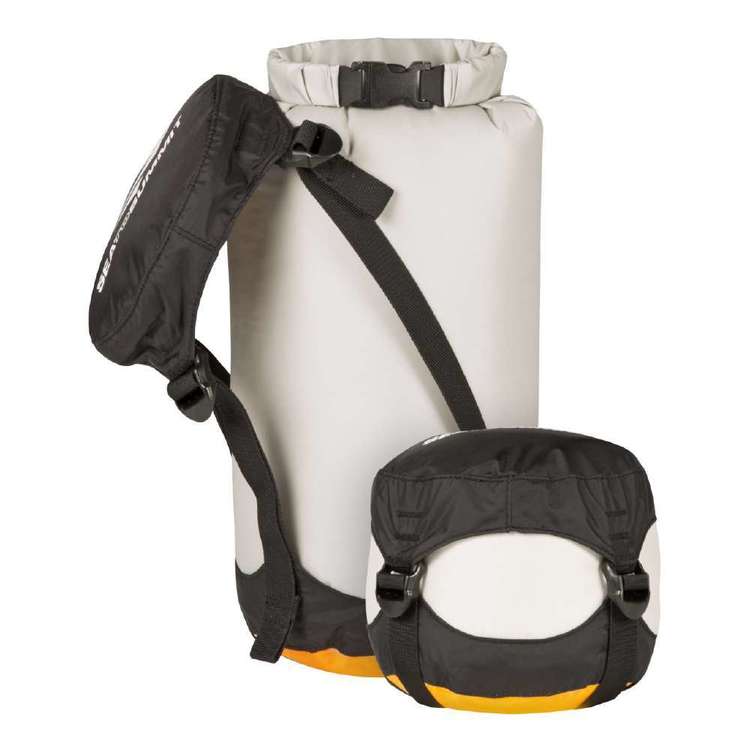 Sea to Summit eVent® Compression Dry Sack 6L Black, White & Orange X Small