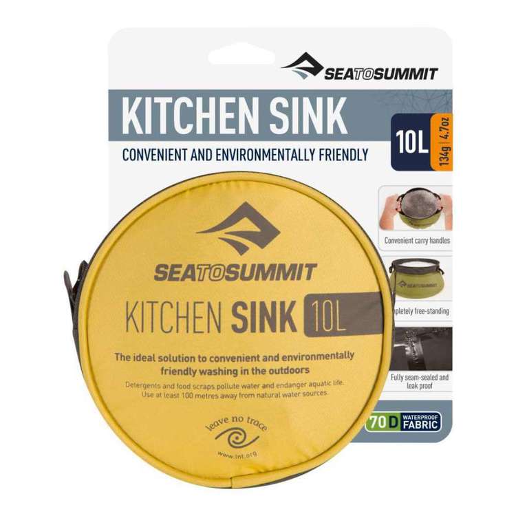 Sea to Summit Kitchen Sink Black & Gold 10 L
