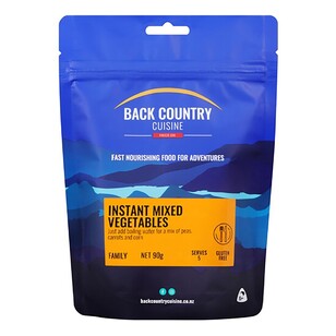 Back Country Cuisine Instant Mixed Vegetables 90g Multicoloured Serves 5