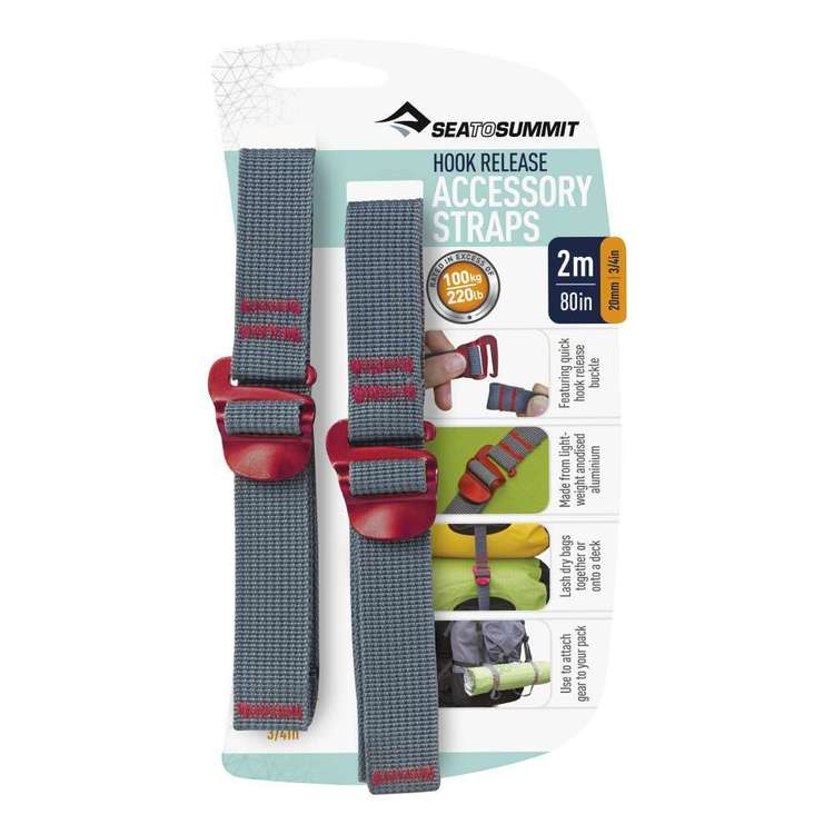 Sea to Summit Hook Release Accessory Strap Grey 2 m