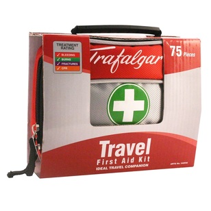 Trafalgar Travel First Aid Kit Red & White