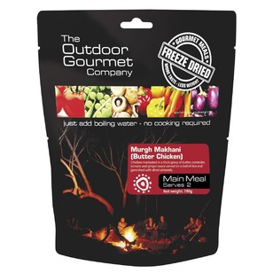The Outdoor Gourmet Company Butter Chicken Double Serve Black Double