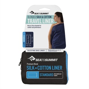Sea to Summit Silk + Cotton Travel Standard Liner Navy