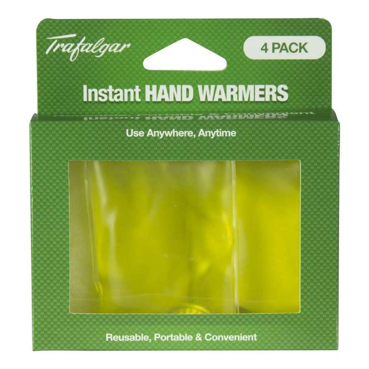 Trafalgar Instant Hand Warmers 4 Pack Red Small