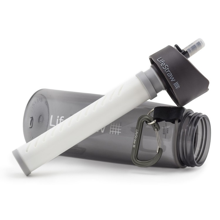 LifeStraw Go 2-Stage Filtration Water Bottle Grey