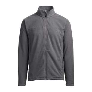 Men's Bruck Full Zip Fleece Jacket Grey X Small