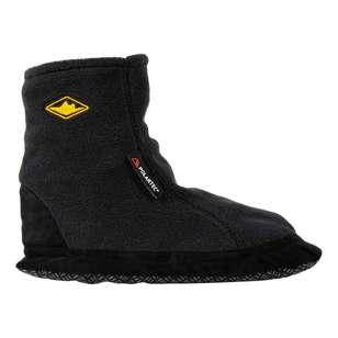 Adult Unisex Bearfoot Fleece Booties Black Adult Unisex Bearfoot Fleece Booties Black