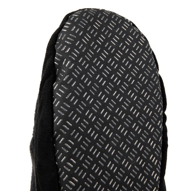Adult Unisex Bearfoot Fleece Booties Black Adult Unisex Bearfoot Fleece Booties Black