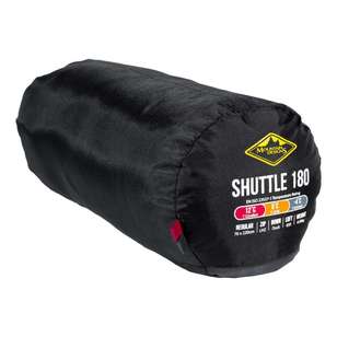 Shuttle 180 Down Sleeping Bag Shark Grey Left Zip