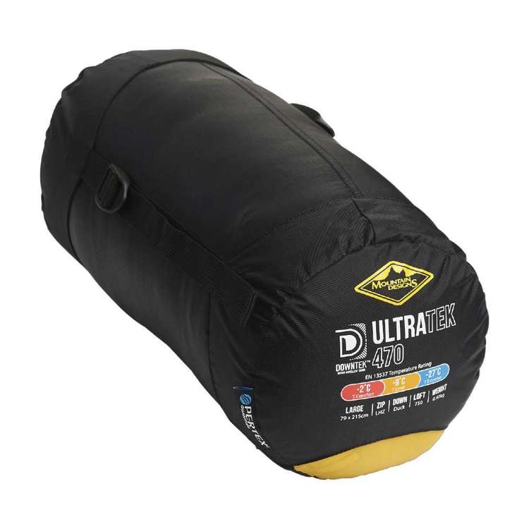 UltraTek 470 Down Sleeping Bag (Long) Citrus Left Zip