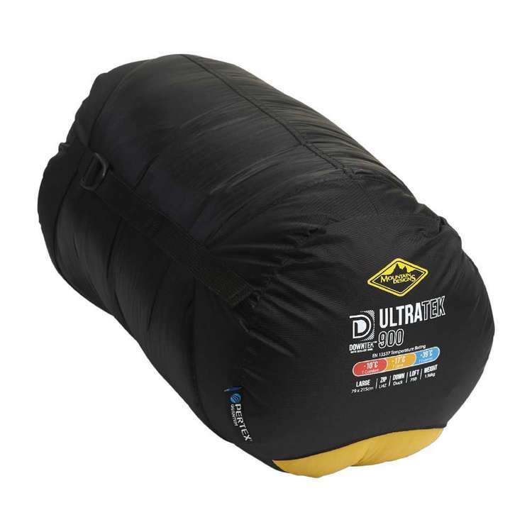UltraTek 900 Down Sleeping Bag (Long) Citrus Left Zip