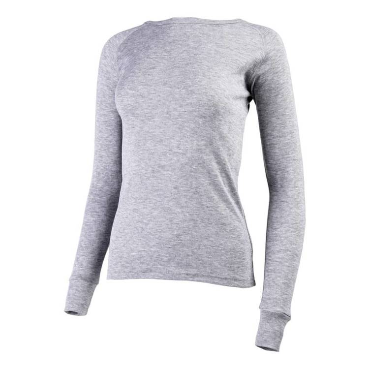 Unisex Polypro Long Sleeve Top Charcoal