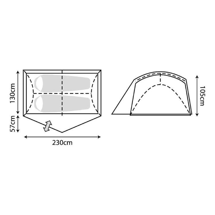 Redline 2-Person Tent Red Dahlia Redline 2-Person Tent Red Dahlia