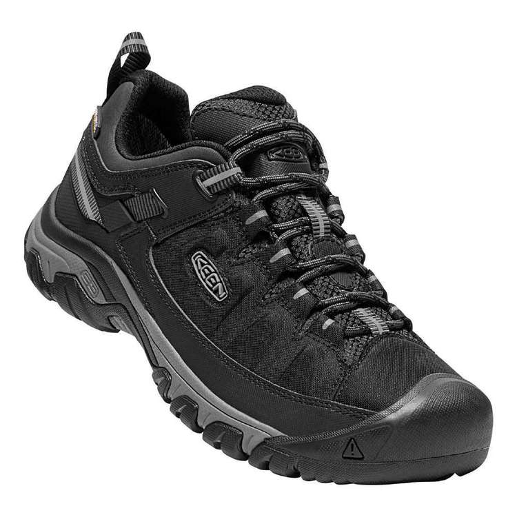 KEEN Men's Targhee Expedition Waterproof Shoes Black & Steel Grey