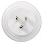 Go Travel AUS-USA Adaptor White Go Travel AUS-USA Adaptor White