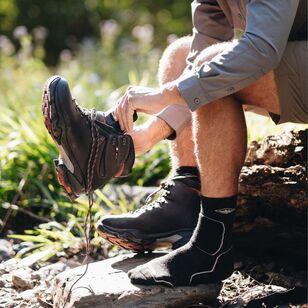 Unisex Hiking Plus Merino Socks Charcoal Unisex Hiking Plus Merino Socks Charcoal