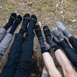 Unisex Hiking Plus Merino Socks Charcoal