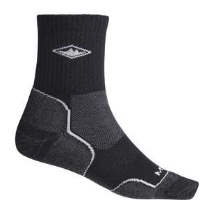Unisex Light Hike COOLMAX® Socks Black & Charcoal Unisex Light Hike COOLMAX® Socks Black & Charcoal