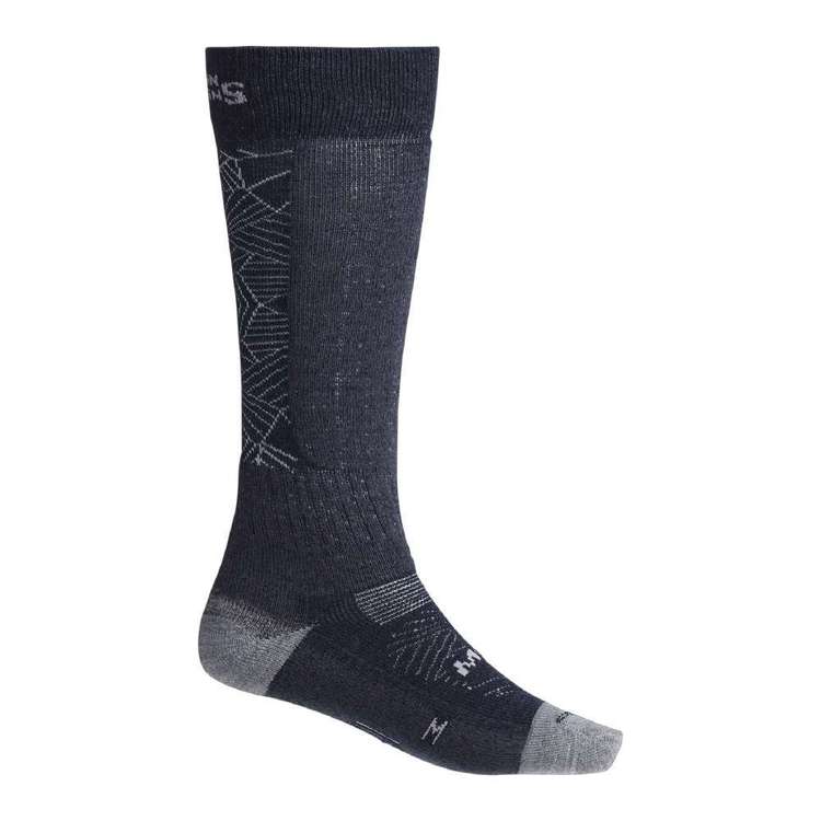 Men's Snow Merino Socks Blue Geo
