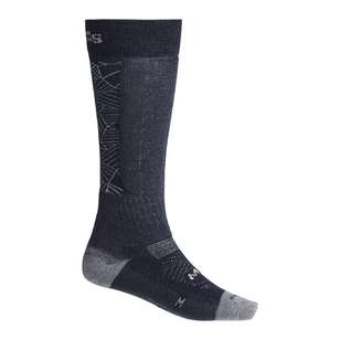 Men's Snow Merino Socks Blue Geo Men's Snow Merino Socks Blue Geo