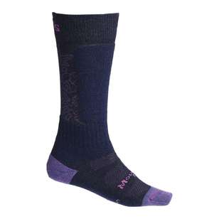 Women's Snow Merino Socks Violet Snow