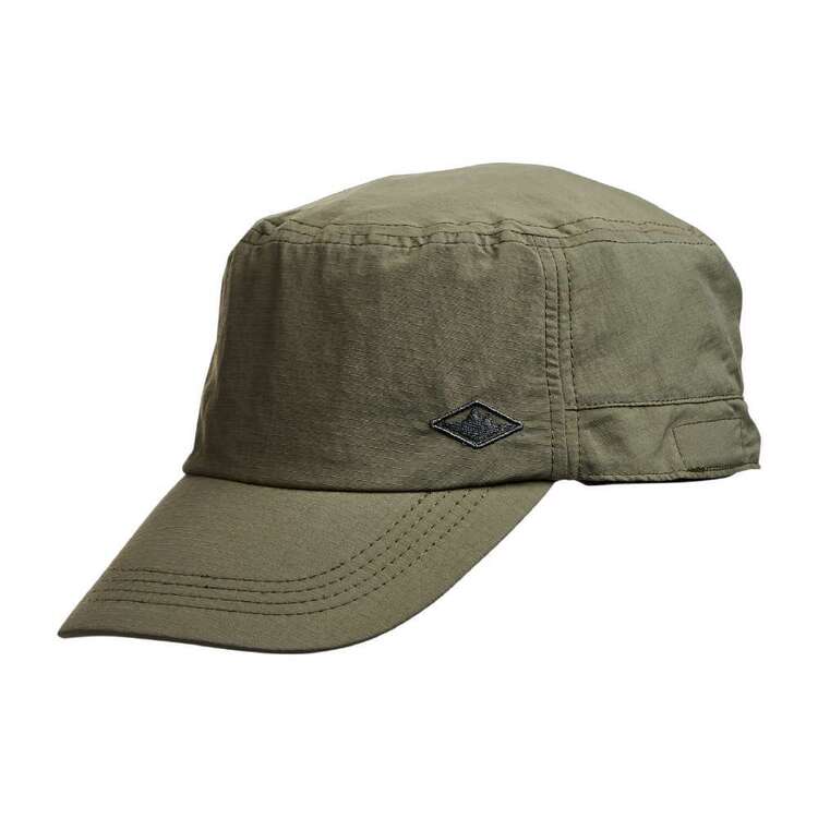 Stockton Unisex Cape Hat Khaki Small - Medium