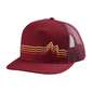 Contour Unisex 5 Panel Burgundy Trucker Cap Contour Unisex 5 Panel Burgundy Trucker Cap