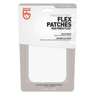 Gear Aid Tenacious Tape Flex Patches Clear