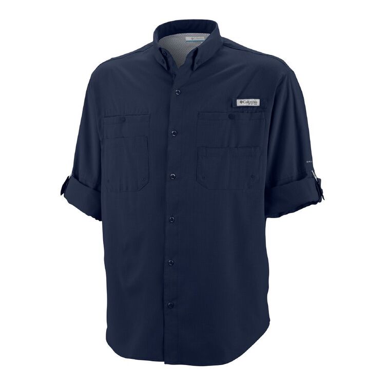 Columbia Men's PFG Tamiami™ II Long Sleeve Shirt Navy