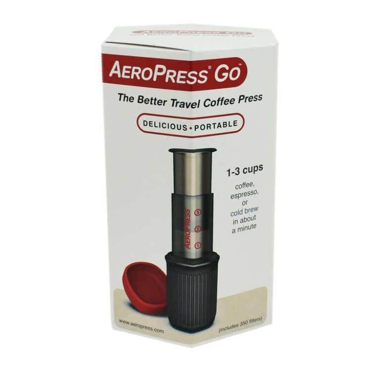 AeroPress Go Coffee Maker Smoke & Red