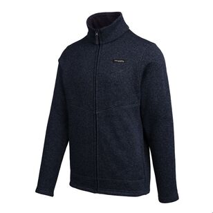 Men's Ambler Full Zip Fleece Jacket Navy Melange