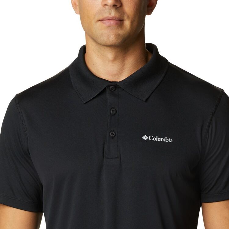 Columbia Men's Zero Rules™ Short Sleeve Polo Shirt Black