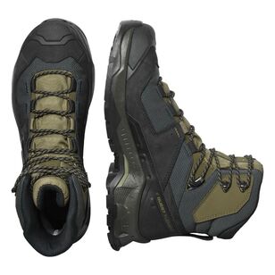 Salomon Men's Quest Element GTX® Boots Black, Lichen Green & Olive