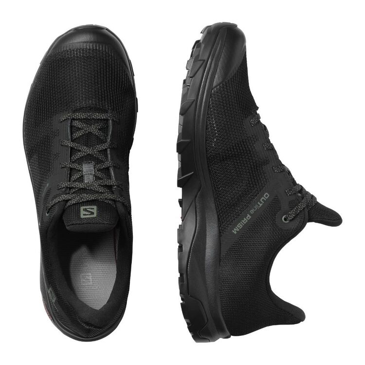 Salomon Men's OUTline Prism GTX Shoes Black, Black & Castor Grey 13
