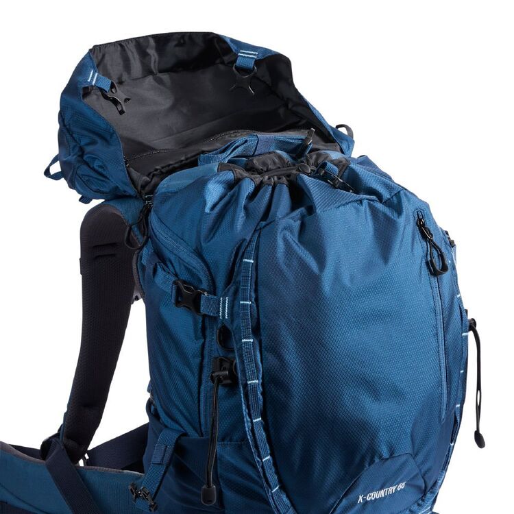 X-Country 55L Technical Hiking Pack Blue X-Country 55L Technical Hiking Pack Blue