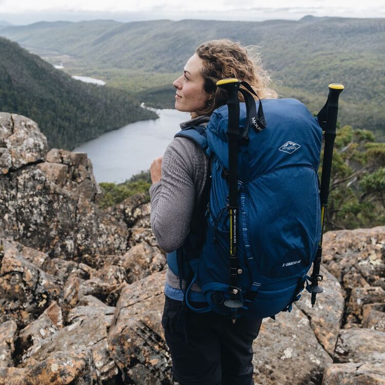 X-Country 55L Technical Hiking Pack Blue X-Country 55L Technical Hiking Pack Blue