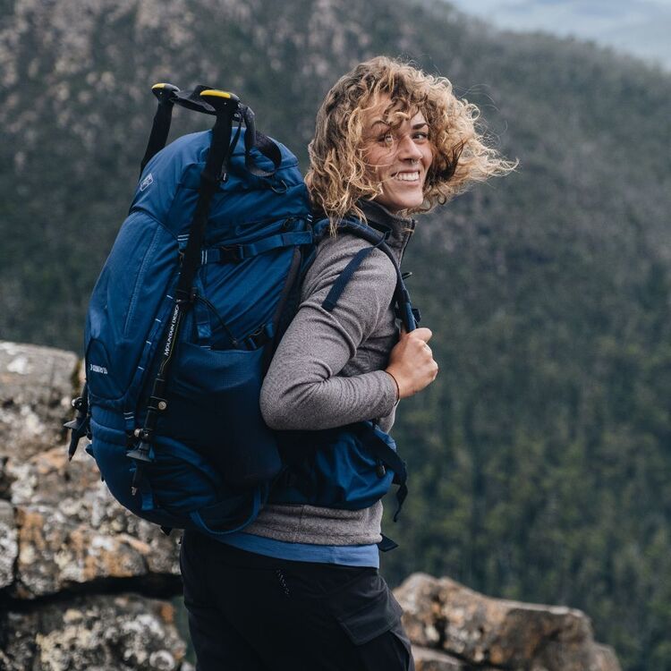 X-Country 55L Technical Hiking Pack Blue X-Country 55L Technical Hiking Pack Blue