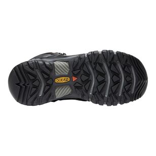 KEEN Men's Ridge Flex Waterproof Mid Boots Magnet Black