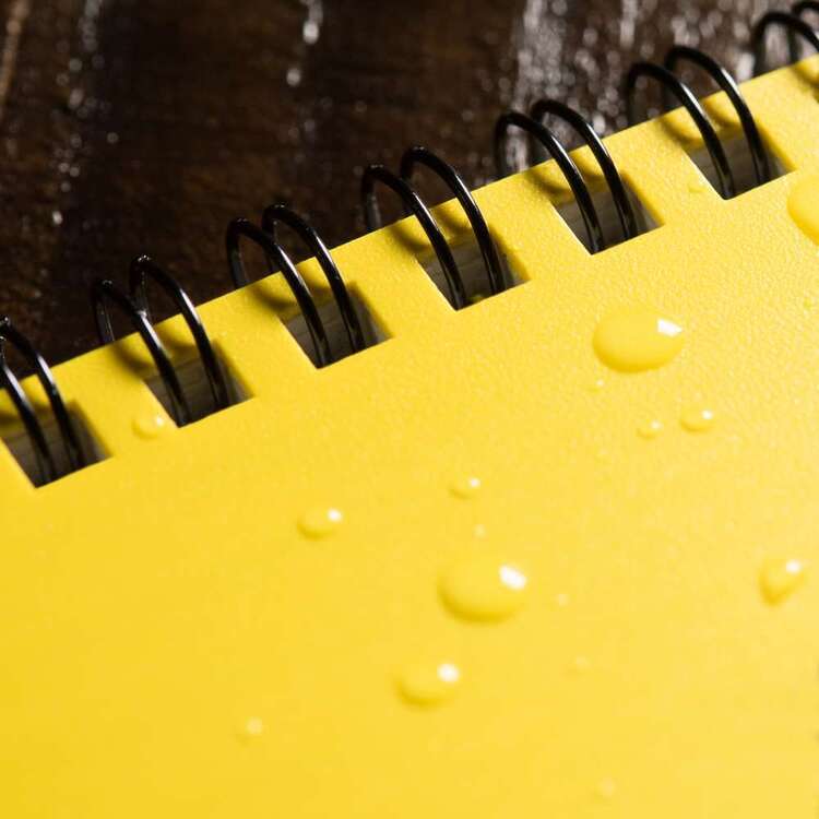 Rite In The Rain Top Spiral Notebook 3x5 Yellow