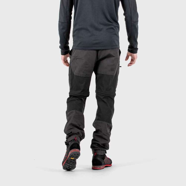 Fjällräven Men's Abisko Lite Zip-Off Trekking Trousers Grey & Black