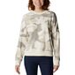 Columbia Women's Lodge™ French Terry Crew Pullover Chalk Mod Camo