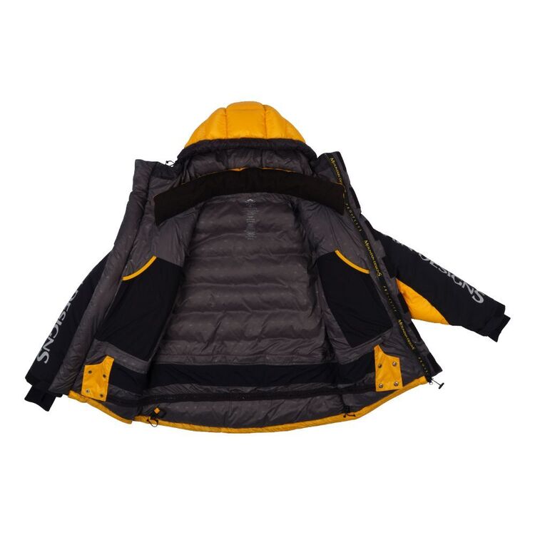 Unisex Pro Elite Alpine Down Parka Yellow & Black