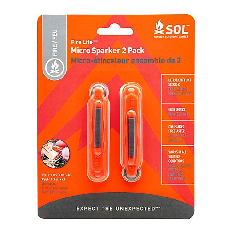 Survive Outdoors Longer Fire Lite™ Micro Sparker 2 Pack