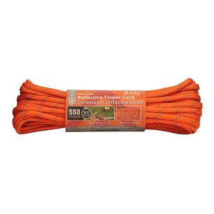 Survive Outdoors Longer Fire Lite™ 550 Reflective Tinder Cord Survival Orange Regular