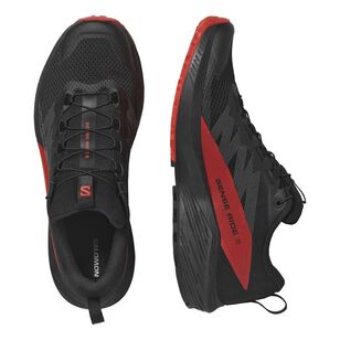 Salomon Men's Low Sense Ride 5 Shoes Black & Fiery Red