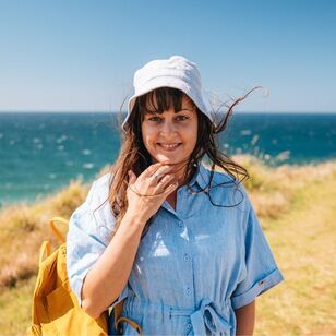 Unisex Morocco Bucket Hat Blue Unisex Morocco Bucket Hat Blue